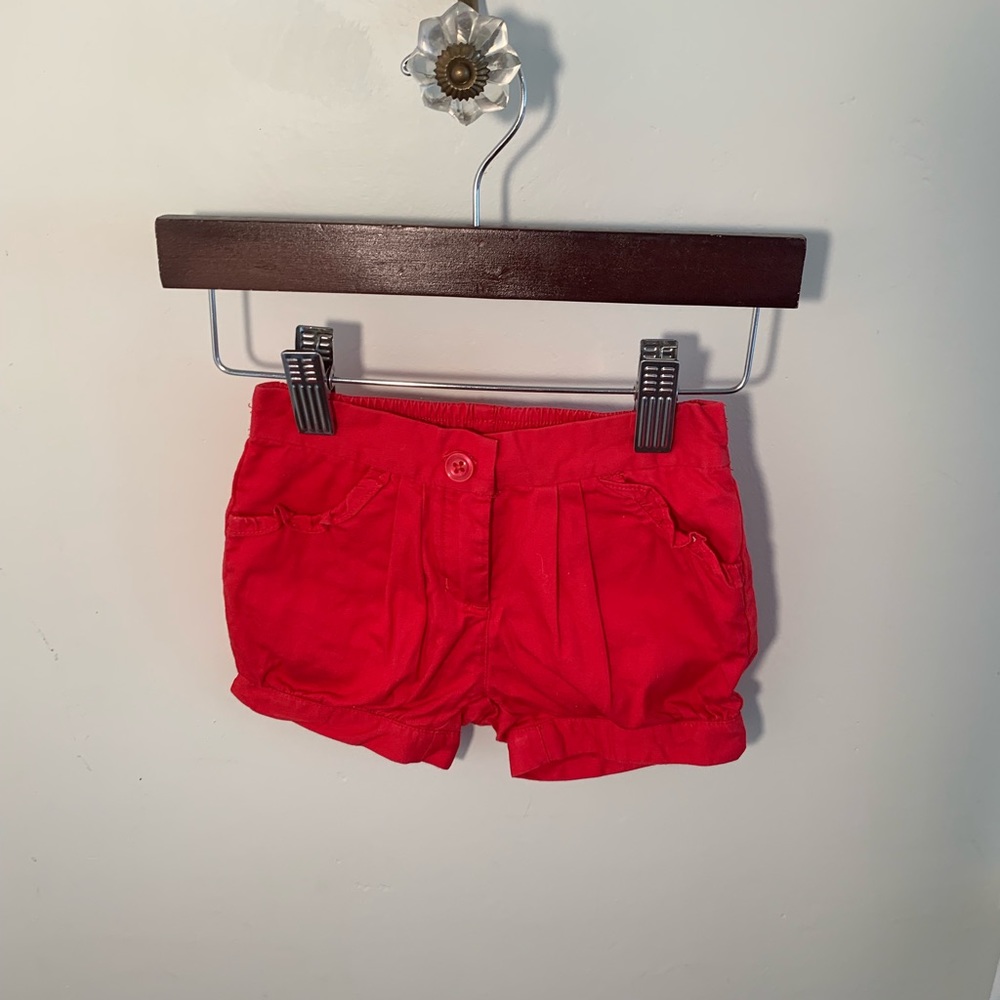 Janie and Jack Red Shorts